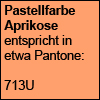 Pastellfarbe Aprikose