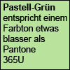 Pastellfarbe Grün